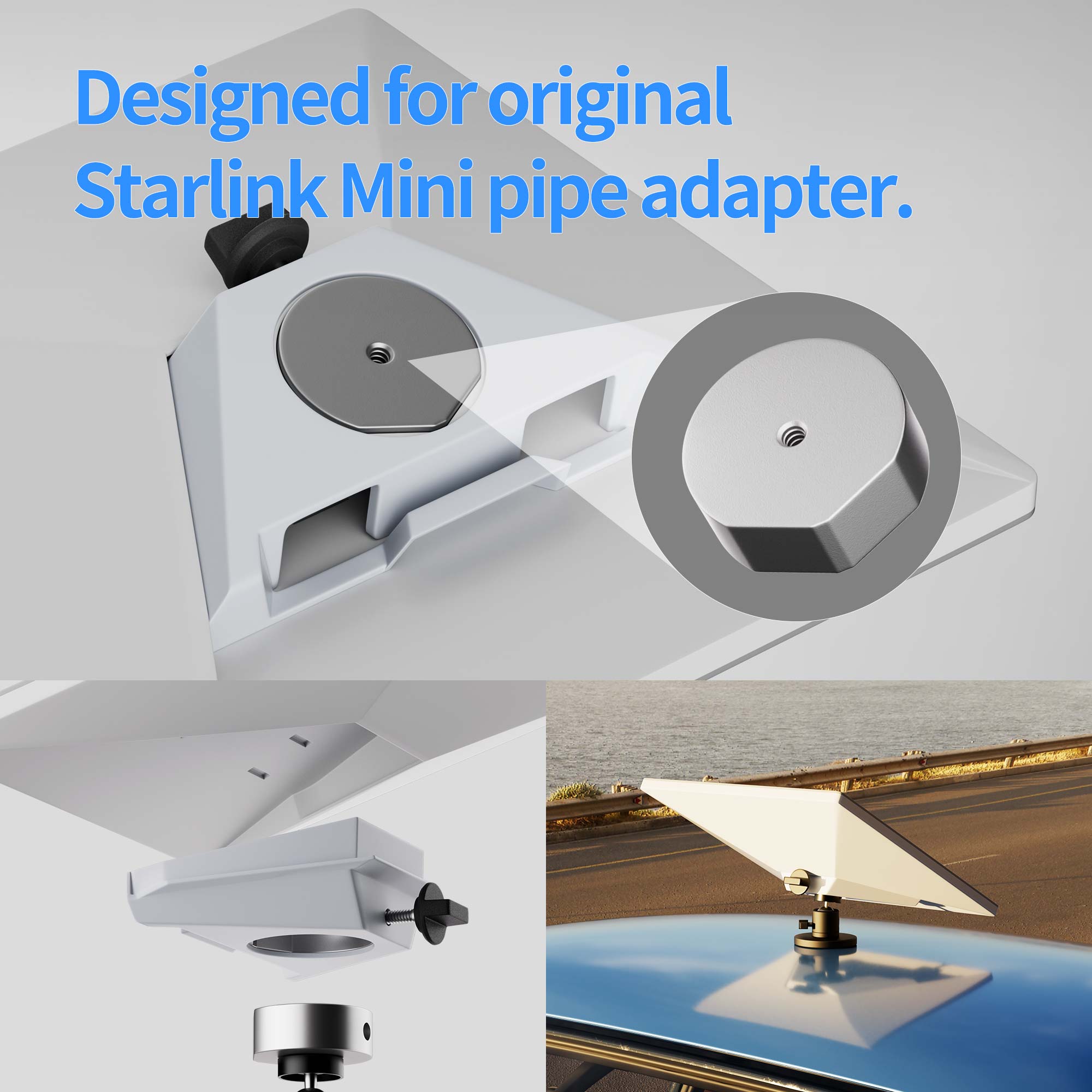 Strong 30kg magnetic pull for stability