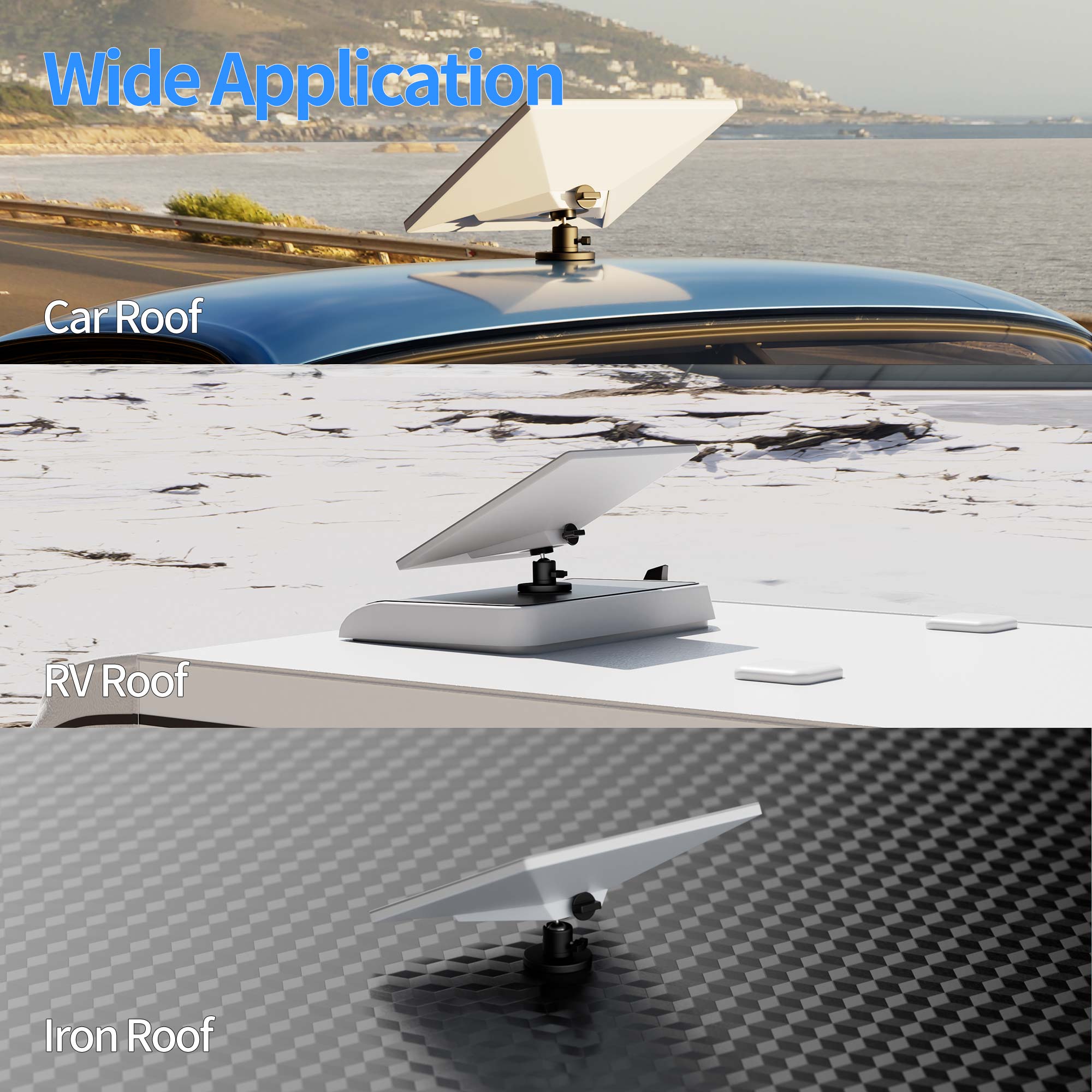 Starlink Mini 360 adjustable magnetic roof mounts